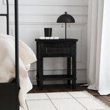 Flagstaff 1-Drawer Cane Nightstand