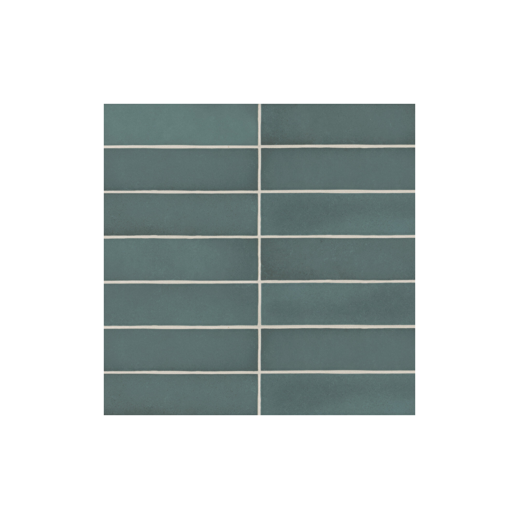 Makoto 2.5" x 10" Ceramic Tile, Arashi Blue
