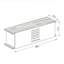 Armoire de rangement flottante 35 po Aven