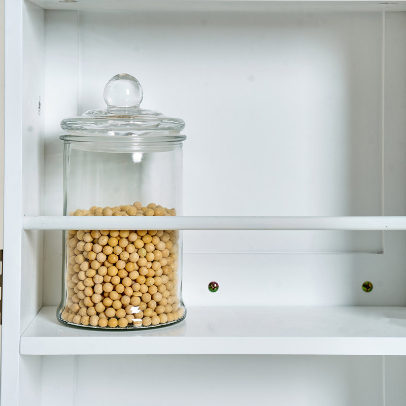 47" Freestanding Kitchen Pantry Cabinet