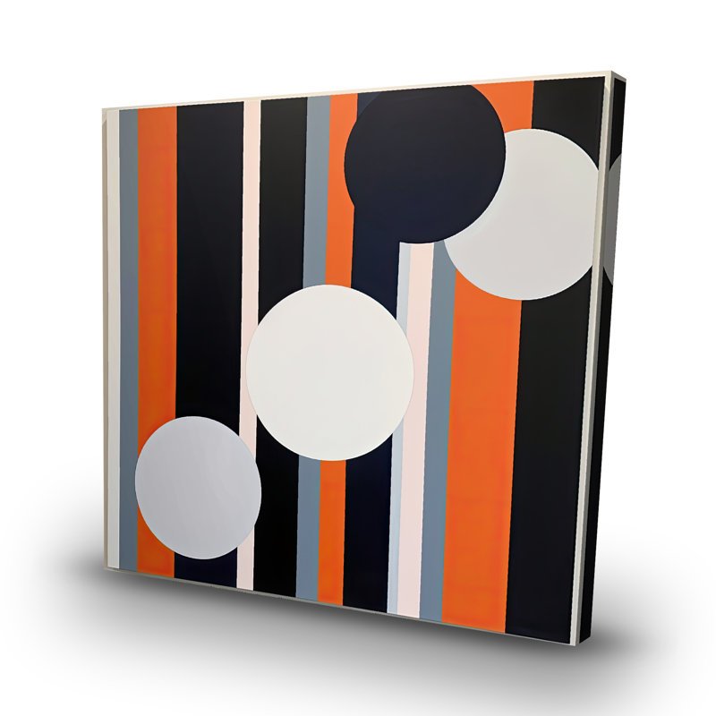 The circles - 32"x32" art on canvas