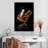 Whiskey Glass Reflection Canvas Print-92497190
