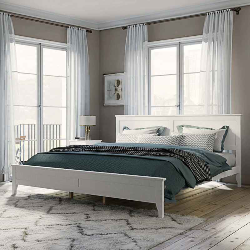 Brianica Solid Wood Piece Bedroom Set, King