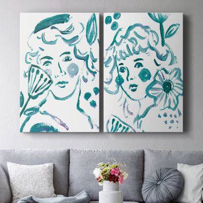 Budding Flower I-Premium Gallery Wrapped Canvas -Ready to Hang