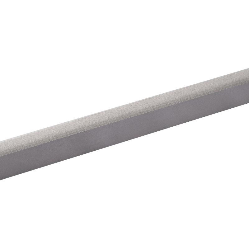 Bronzo 24'' L x 2.5'' W Porcelain Bullnose Tile Trim, Gray