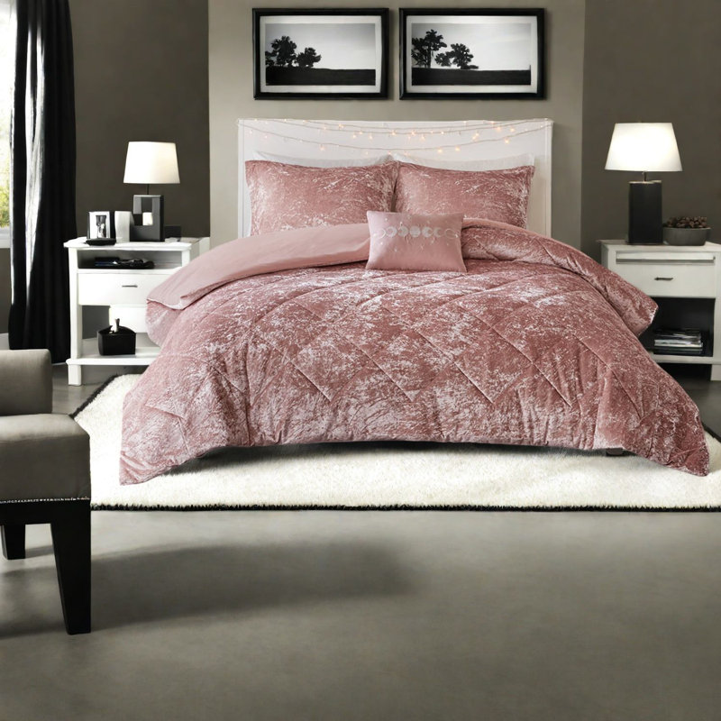 Ensembles de literie de luxe, polyester, confort glamour, décoration intérieure