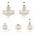 Eshaa 3 - Light Dimmable Tiered Chandelier-1853437967-1852403954