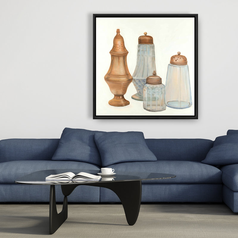 «Antique Salt and Pepper Shaker» sur toile