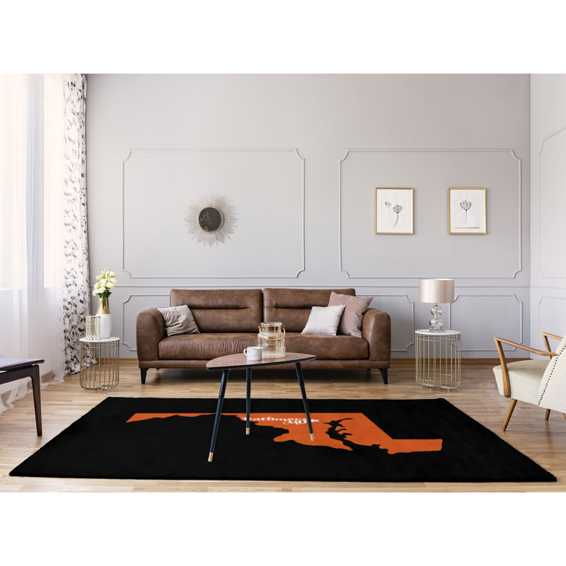 Tapis en poly-chenille baltimore sports colors, Rectangle 8 pi x 10 pi