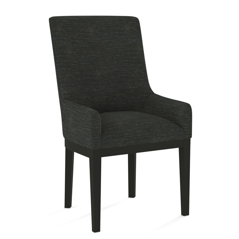 Upholstered Arm Chair, Black, 61703-88