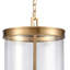 Luminaire suspendu 4 lumières de 12,75 po de large Mendoza - nickel poli-653969830-653969829-653969831