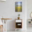 «Field of Yellow I» par Donnie Quillen, art mural en métal, 16 po x 24 po