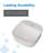 Gerber Cymira 16 In. Soft Square Vessel Bathroom Sink, Above-Counter Glazed White Fireclay Ceramic Vanity Sink With Faucet Hole, Modern Transitional Basin Sink Bowl