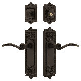 Nostalgic Warehouse Egg & Dart Entry Set with Swan Lever