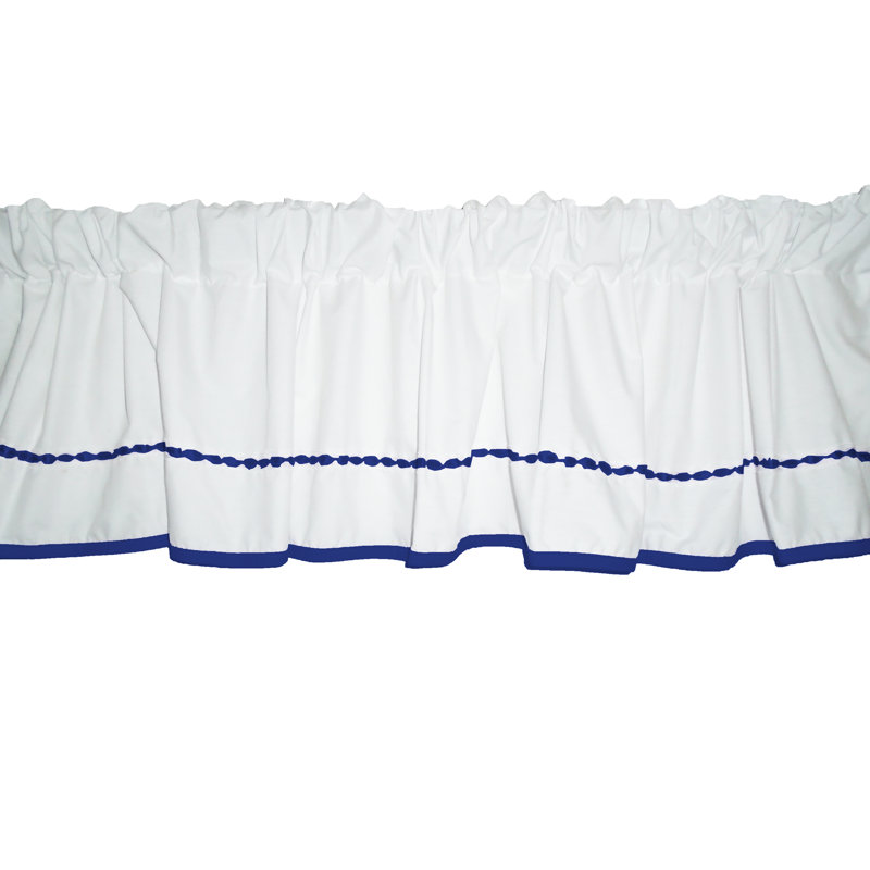 Jupe de fenêtre 72 po Kates, Bleu royal