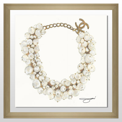 Collier de perles 2 par Jodi - reproduction de cadre photo