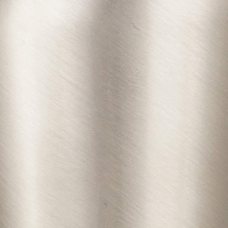 Luminaire suspendu l 14 po à finition nickel brossé avec abat-jour en lin blanc