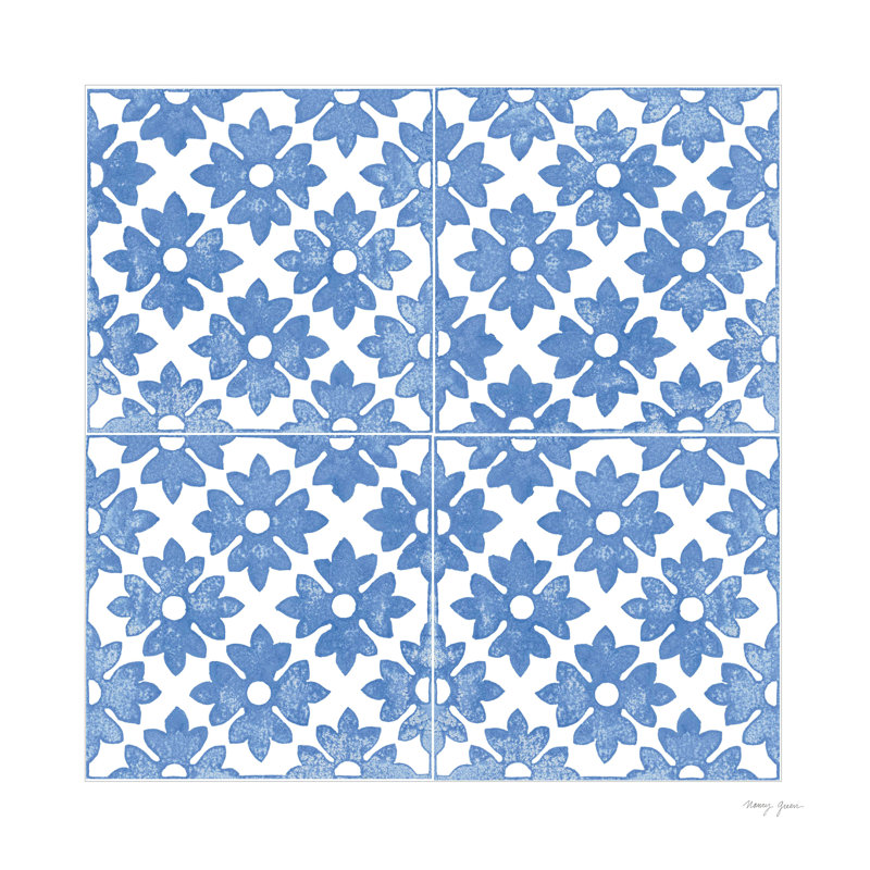 Reproduction d'art sur toile «Artisan Tile XXV III» par Nancy Green, H 12 po x l 12 po, No, Toile tendue