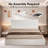 Assembly-Free Upholstered Platform Bed-1991340969