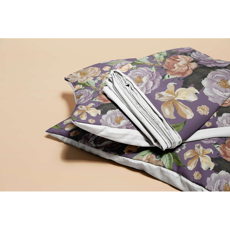 High-Quality Double Quilt Cover Set, 100% Polyester & Cotton Blend, 78.7 x 78.7 Inches | Includes 2 Pillowcases (23.6 x 23.6 Inches) | Machine Washable, Button Closure, Soft & Durable, Perfect for Cozy Bedrooms