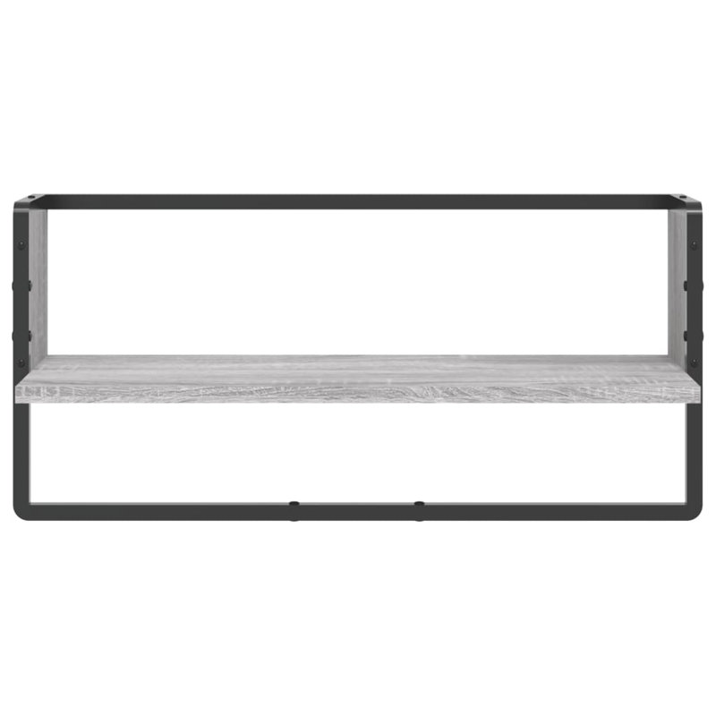 Abyan Bracket Shelf, Grey Sonoma
