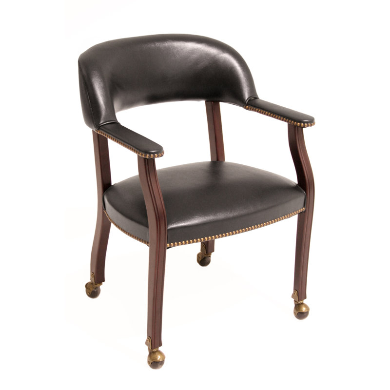 Nichael Fabric Arm chair, Black, Included
