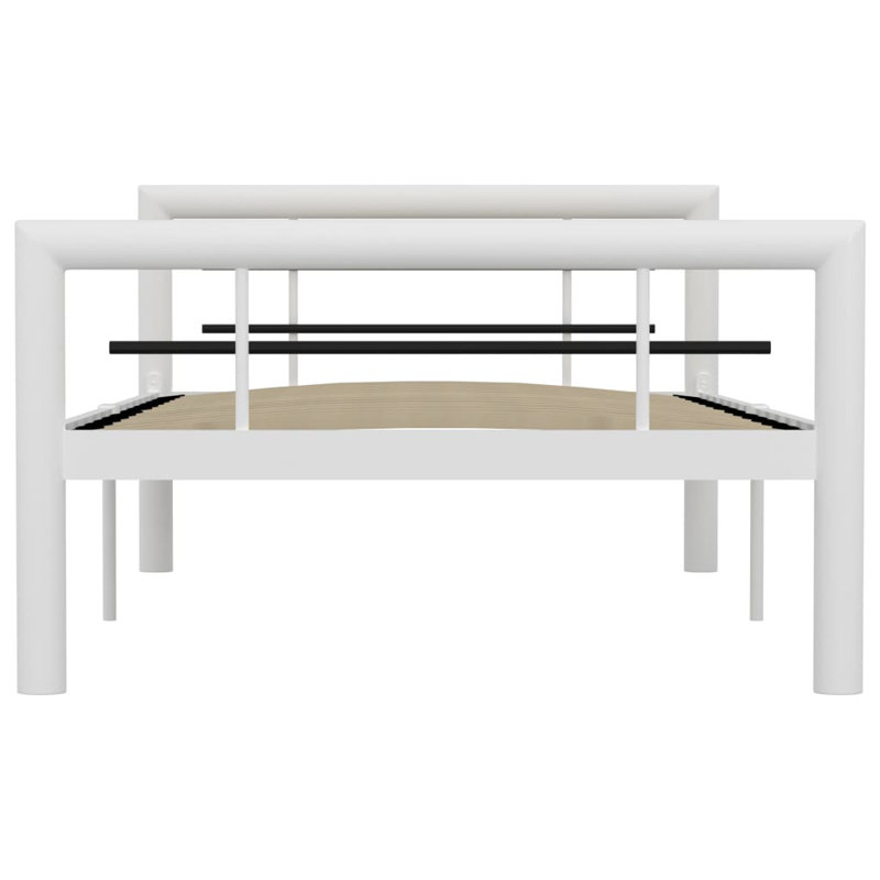 Oldenburg Metal Bed, white and black, 180 x 200 cm