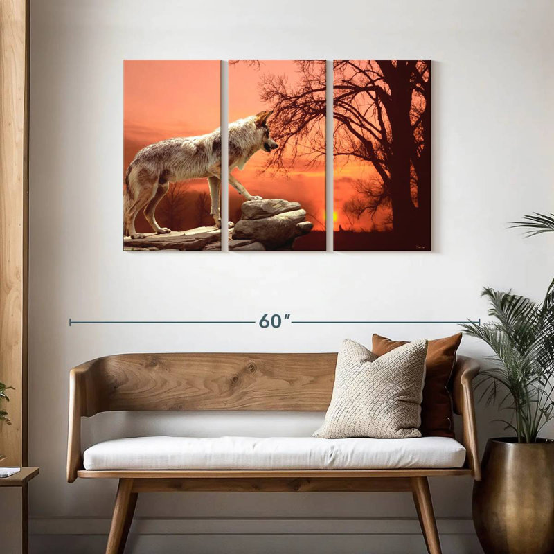 Brampt Sunset Ridge, 28" H x 45" W