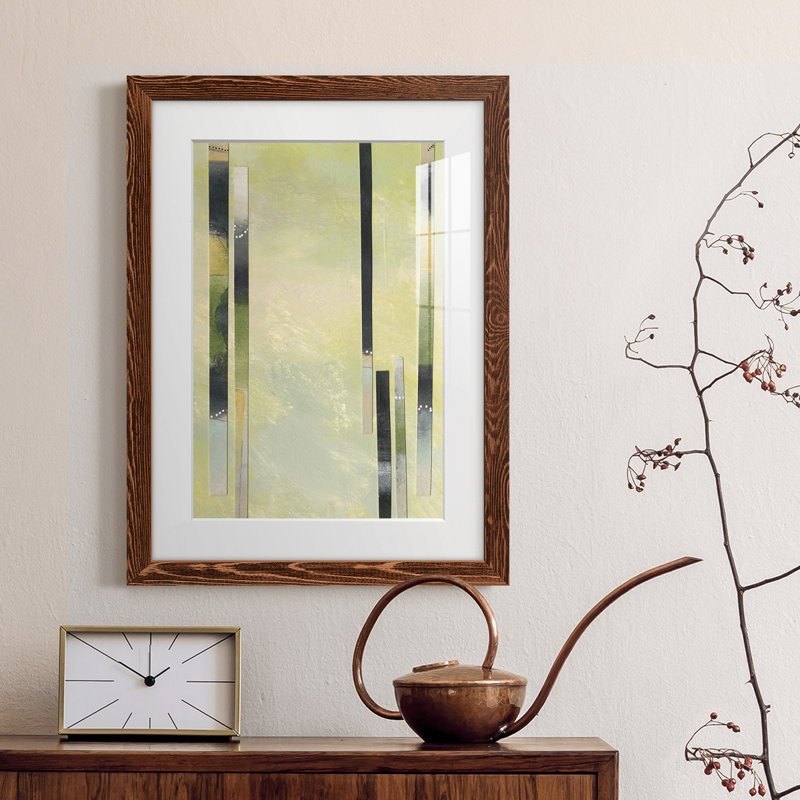 " Neutral Assemblage IV ", Maple Framed, 43.5" H x 31.5" W x 1" D