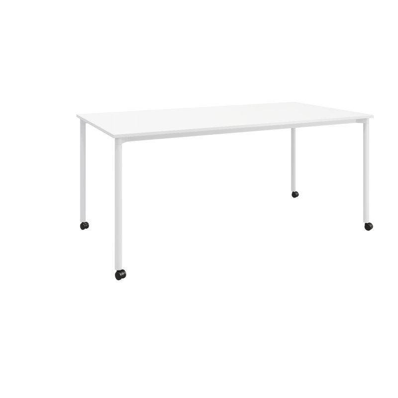 Bureau Spright, H 29 po x l 72 po x P 36 po, Blanc / blanc