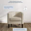Munson 26.77" Wide Linen/Polyester Upholstered Barrel Chair-2021933143