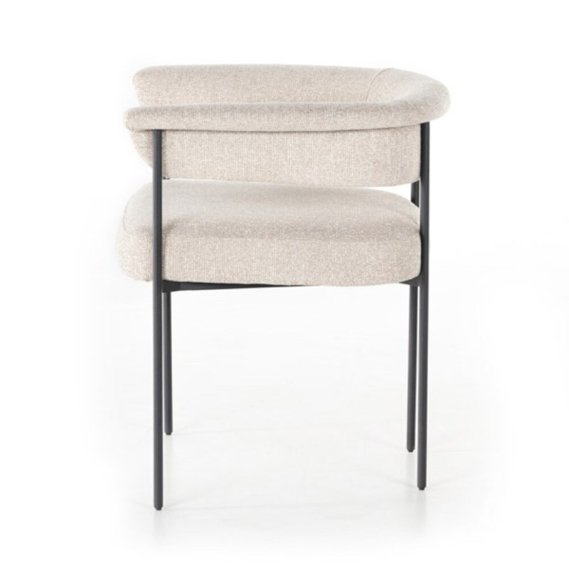Carrie Upholstered Dining Chair, Durham Cream