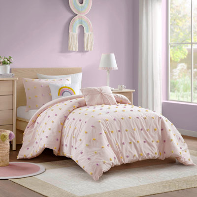 Ensemble d'édredon en coton jacquard
