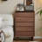 Walnut Drawer Storage Cabinet