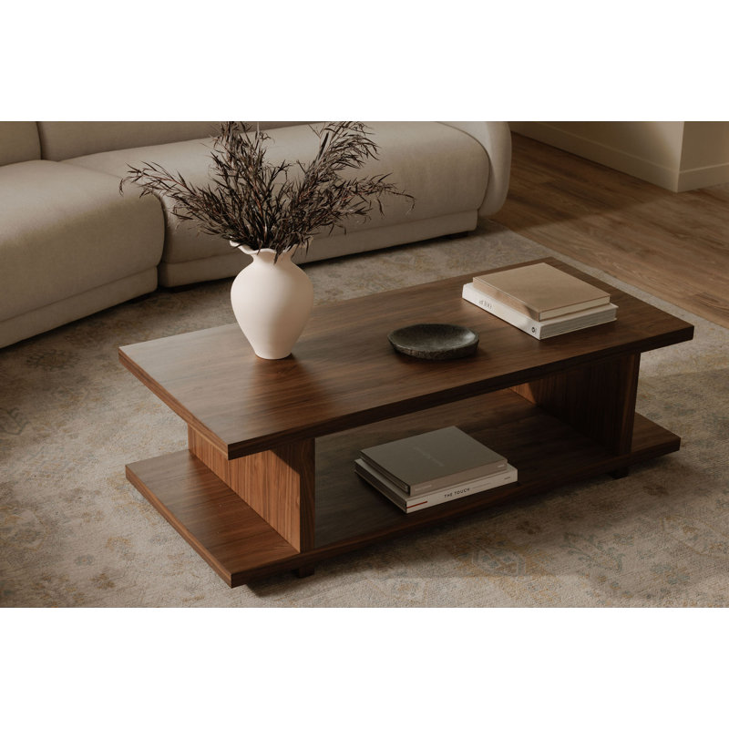 Table basse Annora Noyer