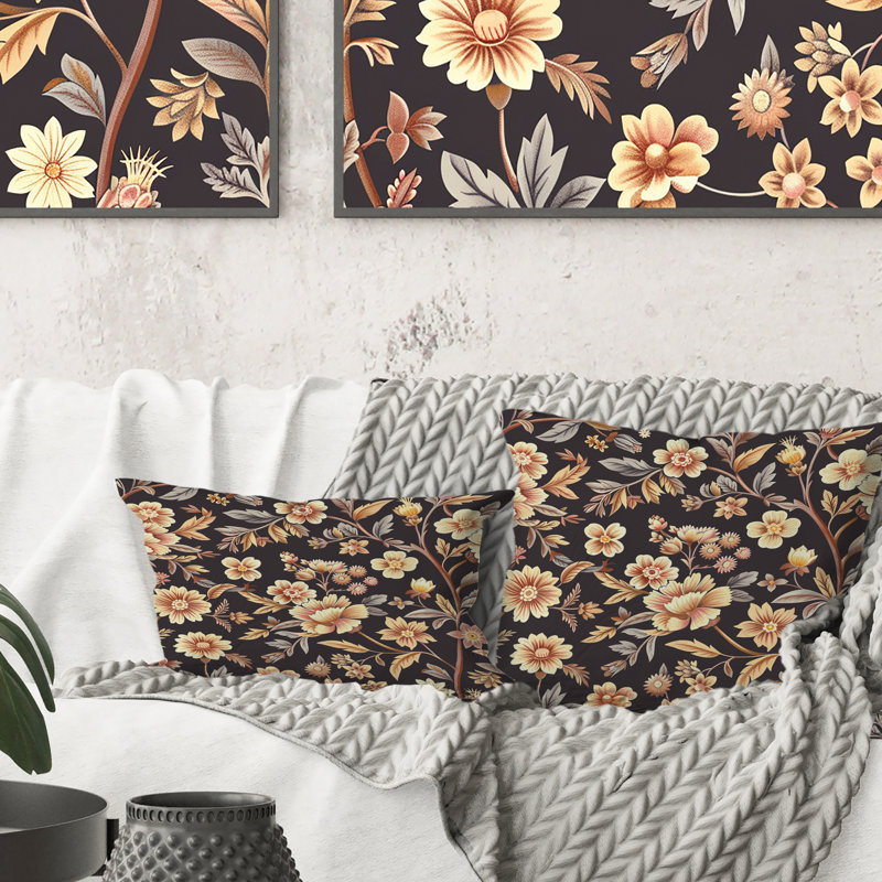 Coussin Brown, H 18 po x l 18 po