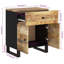 Loon Peak Bedside Cabinet 19.7"X13"X23.6" Solid Wood Mango&Engineered Wood-91895613