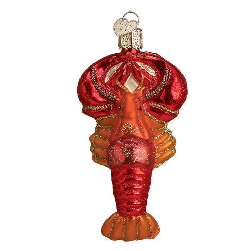 Ornement en verre soufflé pour arbre de Noël Old World