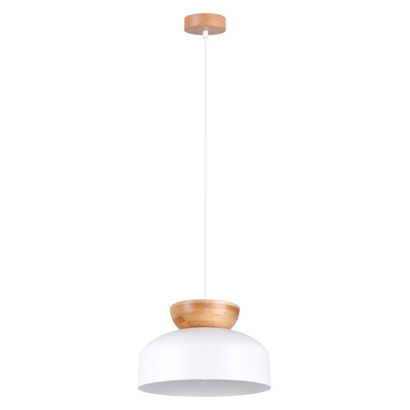 1 - Light Natural Pendant, White