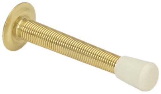 Ives Steel Baseboard Stop, Satin Bronze