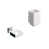 Chrome poli/blanc