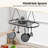 Sabanc Oval Hanging Pot Rack