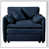 Blue Chenille