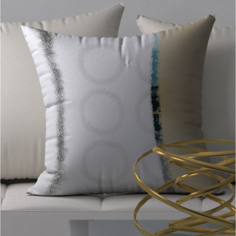 Fameuse housse de coussin décorative carrée/insert, 18" x 18"