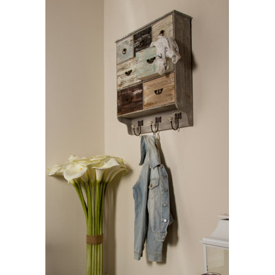 Midvale Wall 3 - Hook Wall Mounted Coat Rack