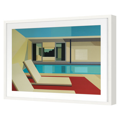 Poolside Living Print by Burgess, Andy