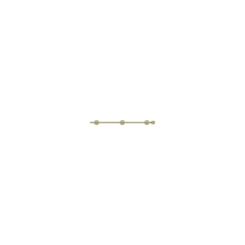 Deltana 24SBM3-UNL 24" Modern Surface Bolt, HD, Solid Brass in Unlacquered Brass, Unlacquered Brass
