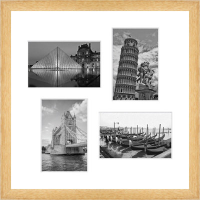 Klaas Wood Picture Frame with Mat