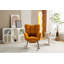 Chaise berçante en tissu Teddy-207878354