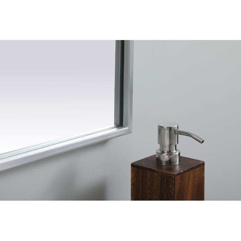Sabine Metal Arch Wall Mirror, Silver, 30" x 24"